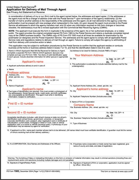 Understanding the USPS 1583 Form Firstbase.io
