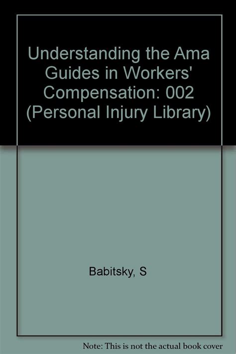 Understanding the ama guides in workers compensation 2 volume set. - Manual on cub cadet ags 2140.