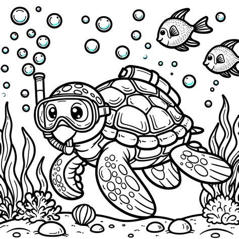 Underwater Coloring Pages