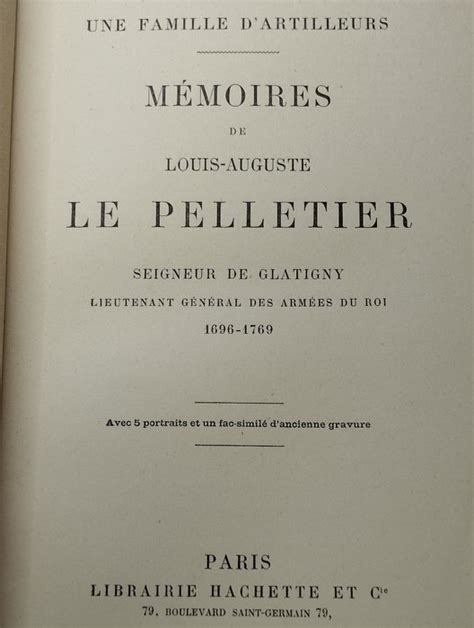 Une famille d'artilleurs: mémoires de louis auguste le pelletier, seigneur. - El mercedes del obispo y otros relatos edificantes.