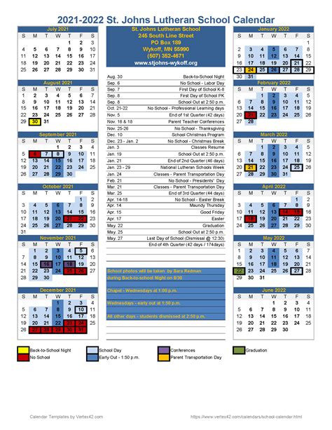 Unf Calender