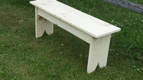 Unfinished Wooden Bench - Etsy