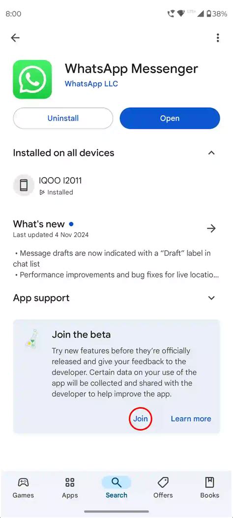 Unfit whatsapp.  Connect with WhatsApp keeps bringing new features from time to time...
