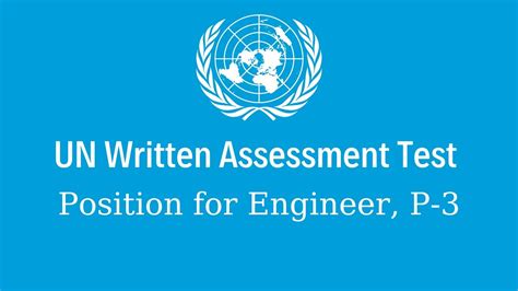 Unfpa written test sample.  United Nations Assessment Tests, Hiring Process ...