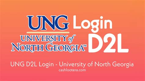 eLearning@UNG is the online learning mana