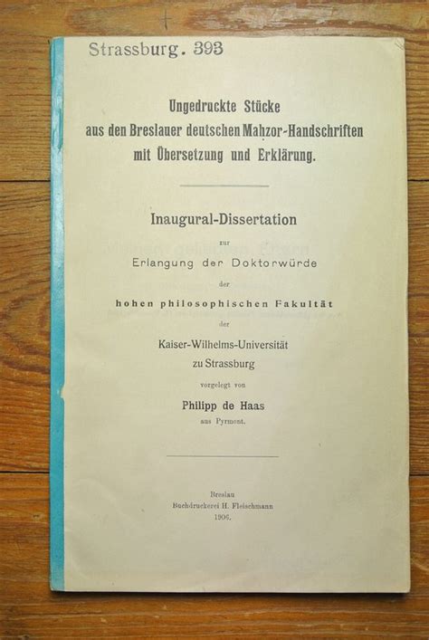 Ungedruckte stücke aus den breslauer deutschen mahzor handschriften. - 1996 polaris jet ski service manual.