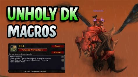 Unholy Death Knight Macros & Addons - Dragonflight …