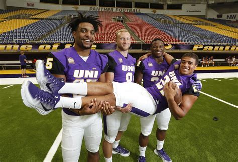 Uni football. UNI Football Sets Date For Annual Golf Outing. The University of Northern Iowa football team will host its annual golf outing on June 6 at the Red Carpet Golf Course in Waterloo. 2. 