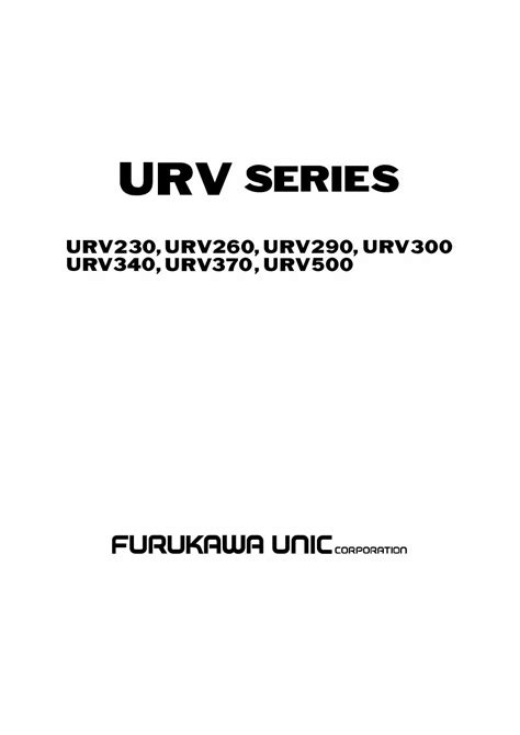 Unic hydraulic crane urv series workshop service manual. - Sharp ay xp 12 fr manual.