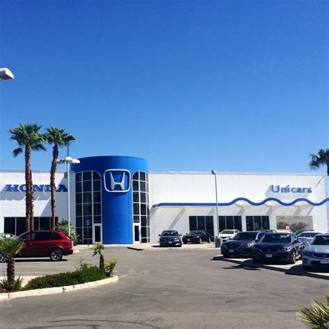 Unicars honda. Welcome to Indio, CA's hometown Honda auto dealership. We proudly serve Coachella Valley and Palm Desert area clients with new and used car sales, financing, parts and service. 