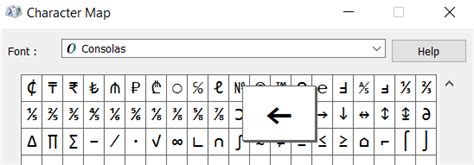 Unicode arrow character prints on Mac but not Windows