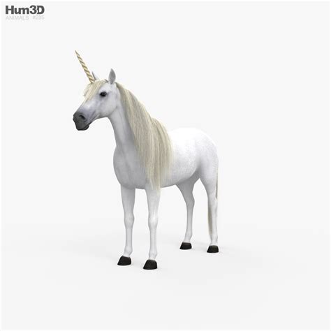 Unicorn 3D Model in Fantasy 3DExport