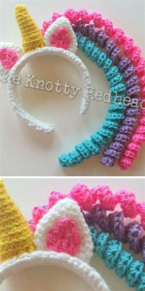 Unicorn Headband Tutorial with Free Pattern Unicorn headband, Free pattern and Unicorns