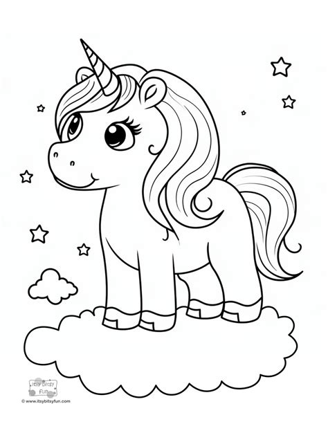 Unicorn coloring page Free Printable Coloring Pages