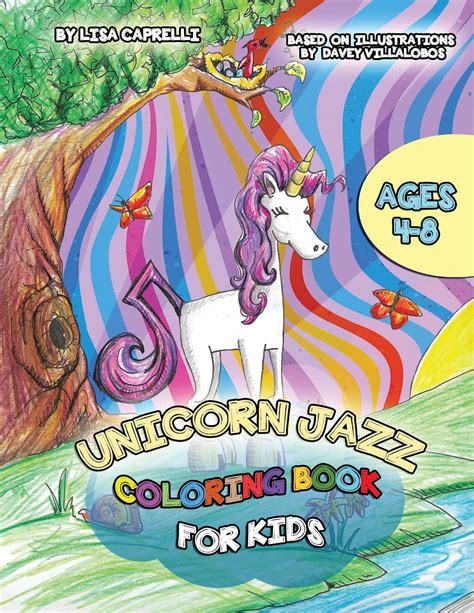 Download Unicorn Jazz Coloring Book By Lisa Caprelli