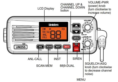 Uniden 27MHz Radio AM-Marine / AM-CB Owner’s Manual