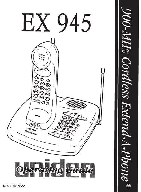 Uniden 900mhz extend a phone instruction manual. - Trouble shooting vdr 4340 manual in.