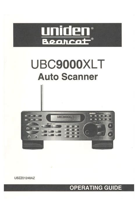 Uniden bearcat 800 xlt polizeiscanner handbuch. - Gospel piano chords diagrams manuals s.