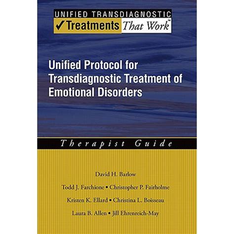 Unified Protocol For Transdiagnostic Treatment Of