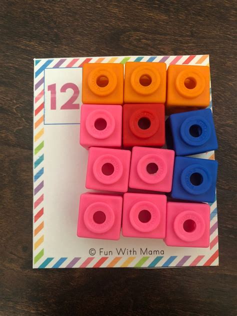 Unifix Cubes For Preschool Math Fun with Mama