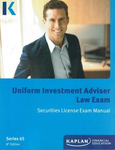 Uniform investment adviser law exam license exam manual series 65. - Al is de krim ook nog zo min.