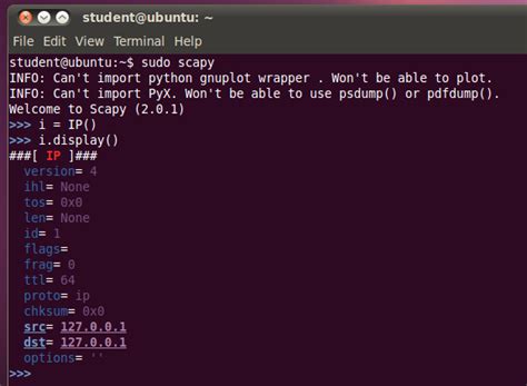 Uninstall scapy. 0, Scapy will automatically use L3RawSocket when necessary when using L3-func...