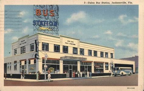 Union Bus Station, Jacksonville, Florida 1951 eBay