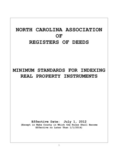 Union County – North Carolina Association of Registers of Deeds