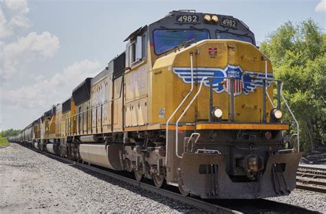 Union Pacific railroad’s quarterly profit falls 19% as volumes slow and costs remain high