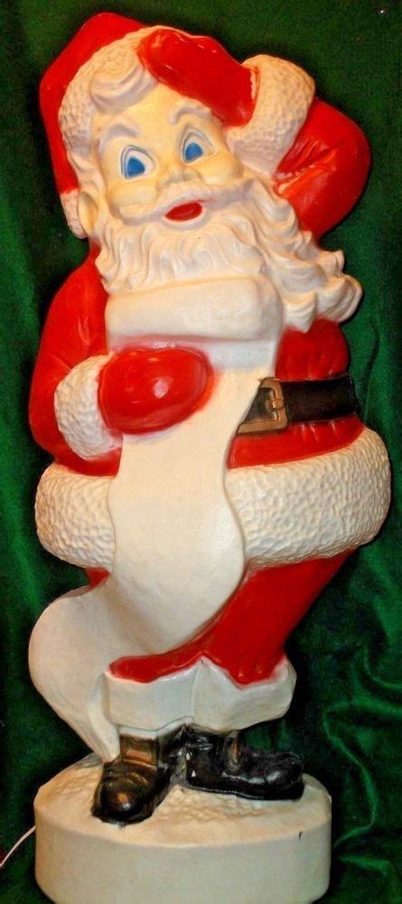 Union blow molds. Vintage Blow Mold Santa Lighted Union Products New Old Stock Christmas. $79.00. $38.63 shipping. 10 watching. Vintage Santa Blow Mold Face Christmas 16” St Nick Head Noma Empire Paramount . $115.00. $20.70 shipping. Vintage Empire Christmas Blow Mold Santa Claus 13" 1968 Lighted Original Shrink. 