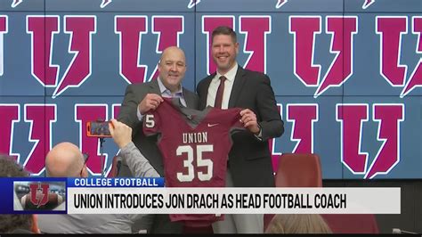 Union introduces Jon Drach as head football coach