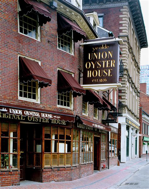 Union oyster house. Union Oyster House, Boston Union Oyster House, open to diners since 1826, is among the oldest operating restaurants in the United States, and the oldest known that has been continuously operating. The building was listed as a N ational Historic Landmark on May 27, 2003. 