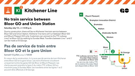 Union to kitchener go train schedule.  GO Bus service .  The KI train (Wes...