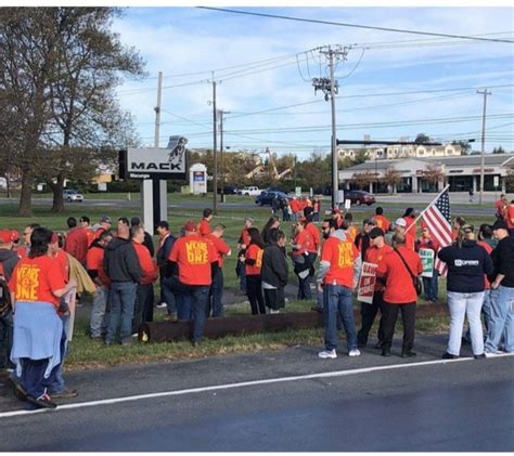 Union workers go on strike at Mack Trucks