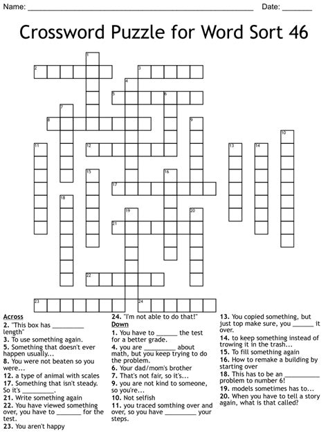 Sort is a crossword puzzle clue. Clue: Sort. Sort is a crossword puzzle clue that we have spotted over 20 times. There are related clues (shown below. 