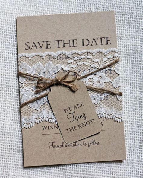 Unique 5+ Rustic Save The Date Ideas to Inspire You Save the date