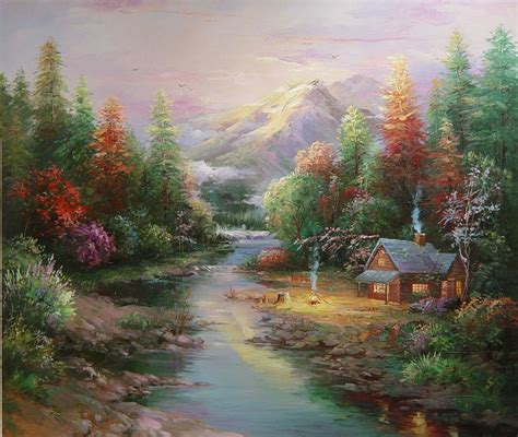 Unique Beautiful Landscape Original Oil Paintings $499