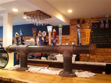 Unique Custom 10 or 12 Tap Iron Pipe Beer Tap Tower Double T