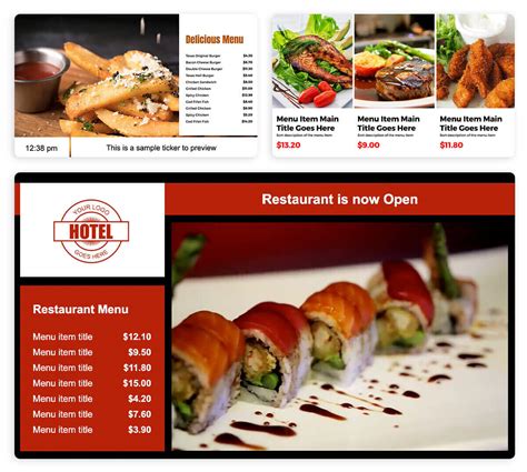 Unique Digital Menu Templates Free In 2021 Digital Menu Menu Board Design Menu Board Restaurant