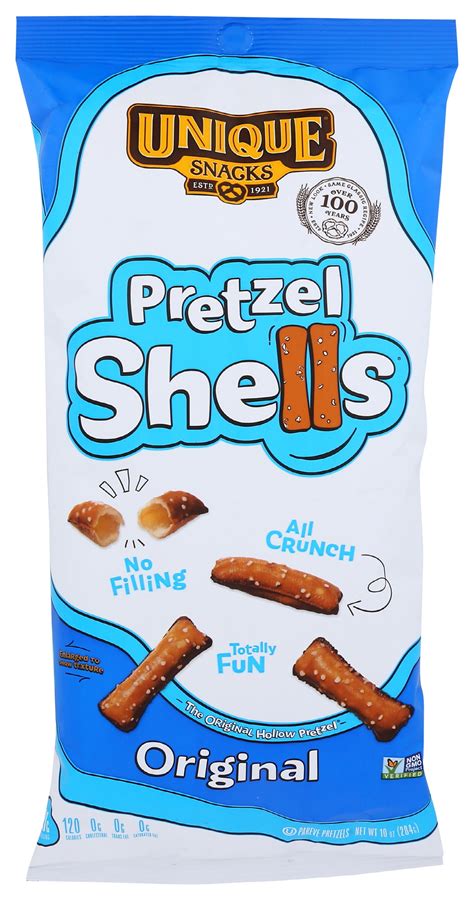 Unique pretzels. Unique Snacks Extra Dark Splits Pretzels, Original Split-Open Pretzels, Delicious Homestyle Baked Snack Bag, Vegan, OU Kosher, and Non-GMO Food, No Artificial Flavor, 11 Oz. Bag, Pack of 6 4.5 out of 5 stars 4,260 