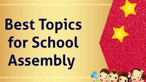 Unique topics for school assembly in english.  Unique topics and themes fo...