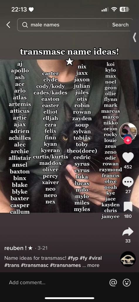 Unique trans girl names.  