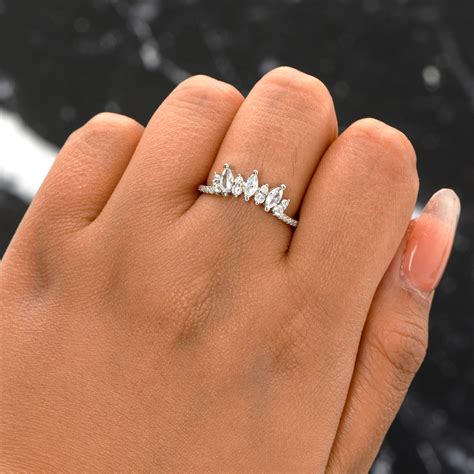 Unique wedding bands for women. Check out our womens unique rings selection for the very best in unique or custom, handmade pieces from our statement rings shops. Etsy. Search for items or shops ... Unique Wedding Bands, 2.4Ct Round Diamond, Engagement Ring Set, Gifts For Her (259) Sale Price $230.04 $ 230.04 $ 270.64 Original Price $270.64 ... 