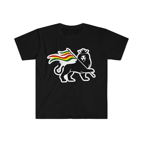 Unisex Softstyle T-Shirt Rasta Reggae Lion Judah Marley Music