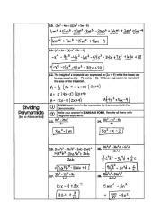 Unit 1 fundamental skills homework 2 factoring polynomials. 