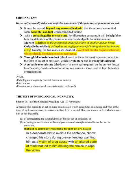 Unit 1-4 Summaries Lecture Notes On Law , Both Civil And Criminal - Studocu