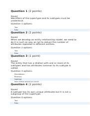 Unit 10 Marketing Quiz.docx - Question 1 2 points Saved...