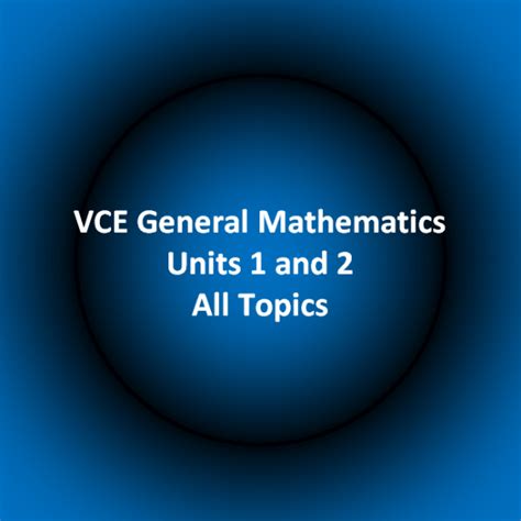 Unit 2 general maths.  No ads.  VCE General Maths Units 1+2 Home Topic 1 - Univariate Data Types...