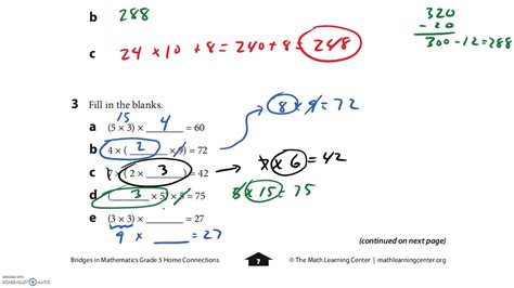 The fun and interactive approaches followed in the explanation of the answer make it easy for the students to grasp the concepts. It helps the 3rd graders to score the highest marks in the exams. Students who practice questions regularly from this Bridges in Mathematics Grade 3 Home Connections Answers PDF Volume 1 & 2 can work independently .... 
