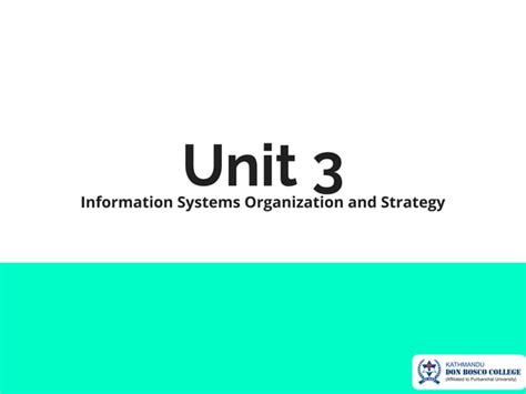 Unit 3 Information Systems D1